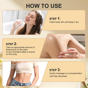 After shower routine with Generic Collagen Lifting Body Oil for hydrated limbs