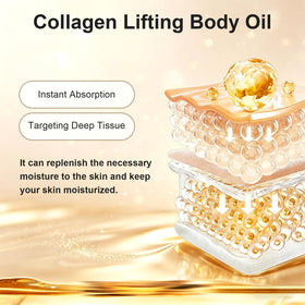Two-pack of Generic Collagen Lifting Body Oil ready for daily use