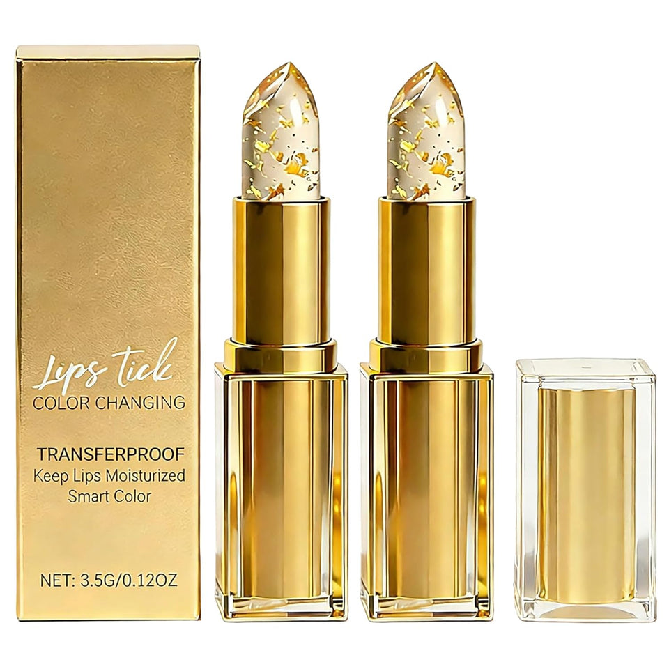 Generic Color Changing Lipstick front packaging shows two-piece set for on-the-go color.