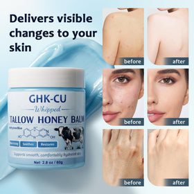 Generic Copper Peptides GHK-Cu balm in hand portable daily care.