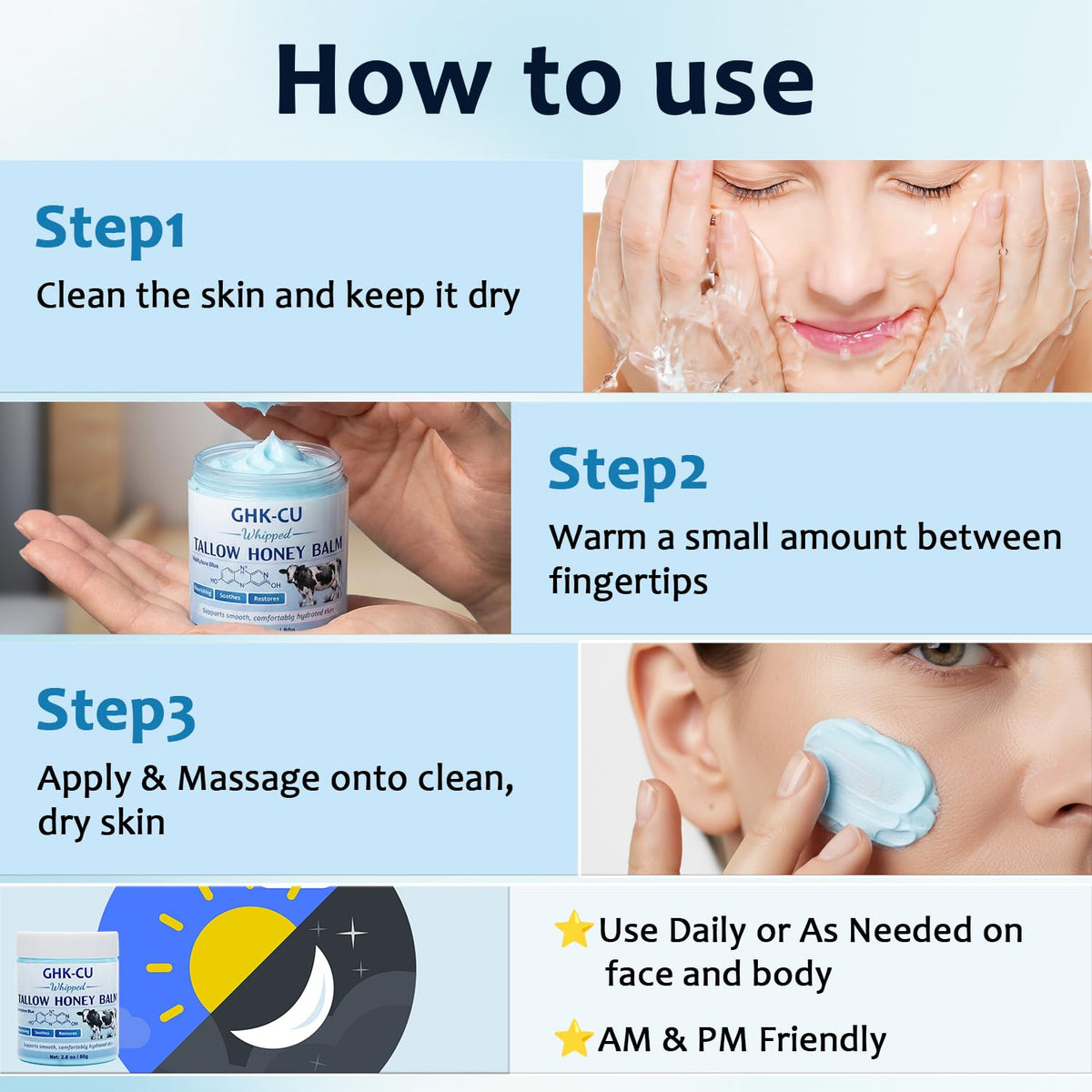 Generic Copper Peptides GHK-Cu balm on skin barrier supports moisture without clogging pores.