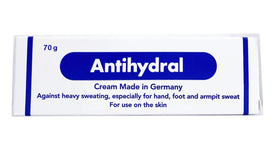 Generic Cream 70g for sweaty hands; helps keep palms drier during daily activities.