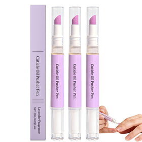 Generic cuticle oil pen with ceramic tip for precise nourishment of nails.