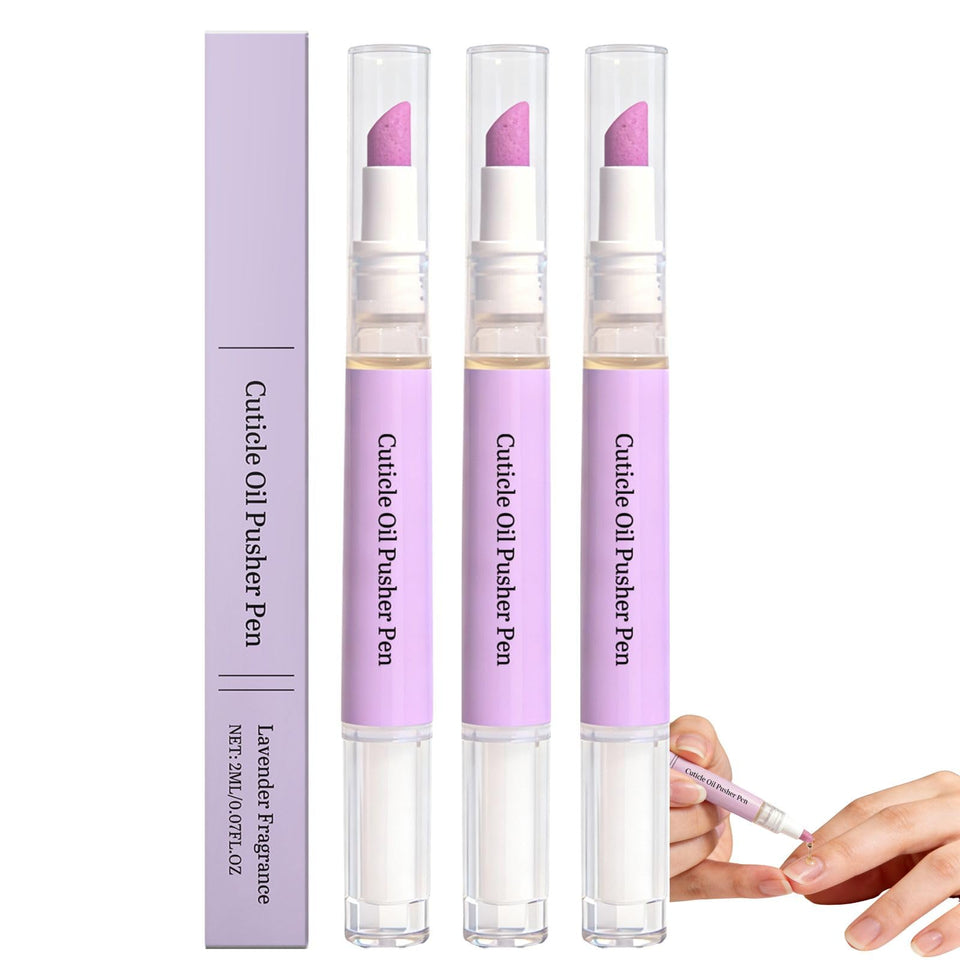 Generic cuticle oil pen with ceramic tip for precise nourishment of nails.