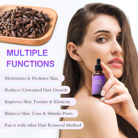 Hands applying Cyperus Rotundus Oil for hydration
