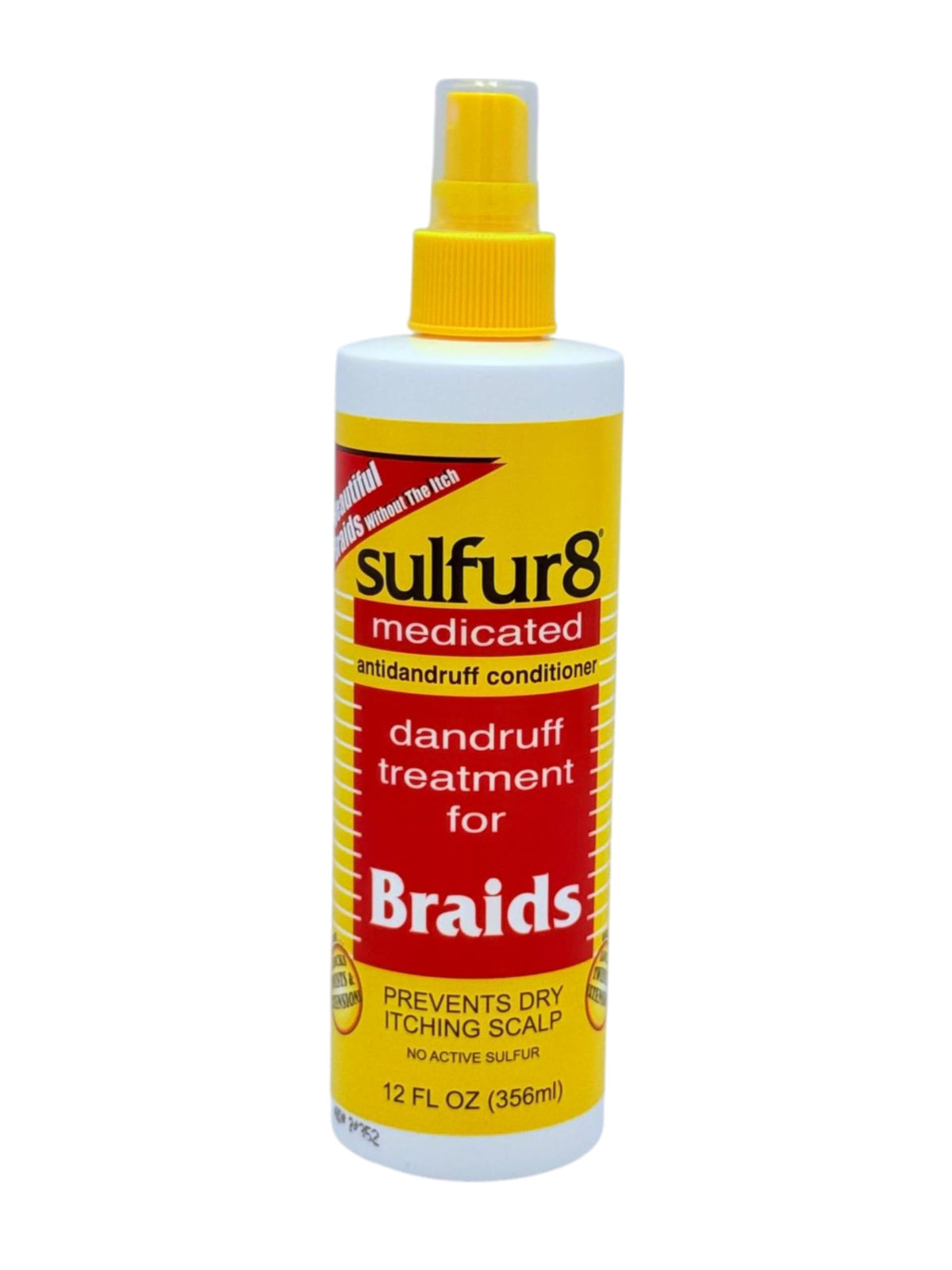 Generic Dandruff Treatment Spray for Braids bottle with medicated formula