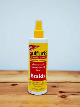 Fine mist sprays onto scalp under braids for cooling relief