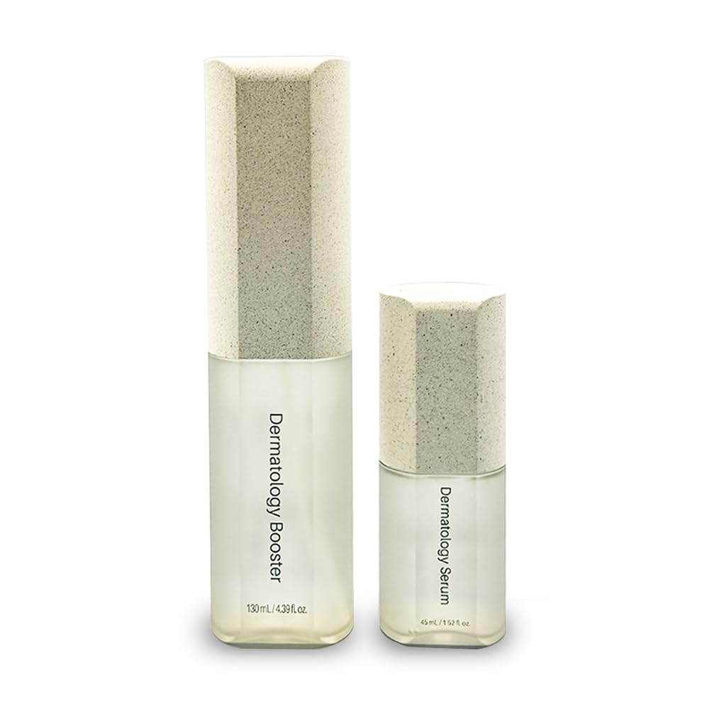 Generic Dermatology First Booster bottle pour for on-the-go hydration and protection.