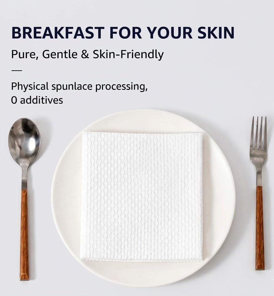 Generic Disposable Face Towels XL box front shows easy dispensing and hygiene.