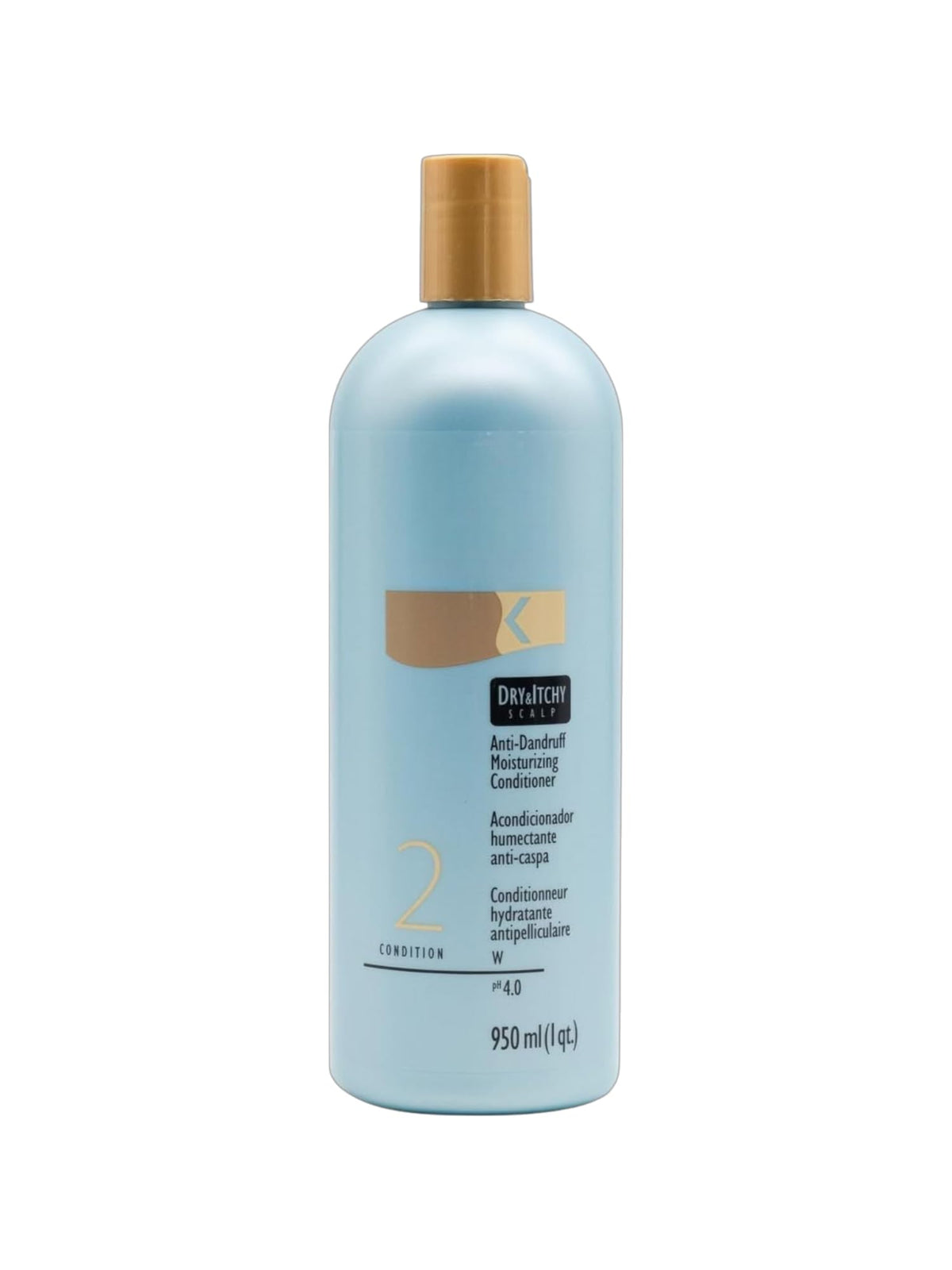 Generic Dry & Itchy Scalp Conditioner bottle hydrates and detangles for smooth hair