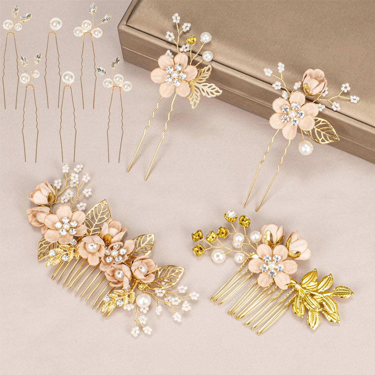 Generic durable fabric flower clip designed for all-day comfort