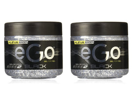 Generic eGo Black hair gel bottle with strong hold for men