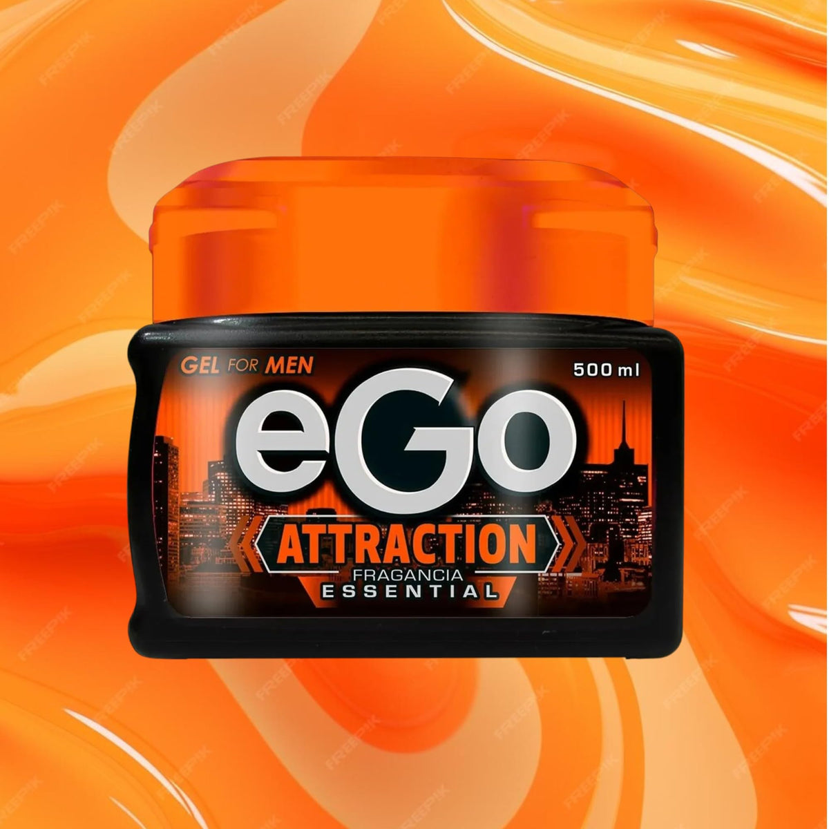 Generic Ego Gel for Men Attraction fragrance detail showcasing premium masculine scent