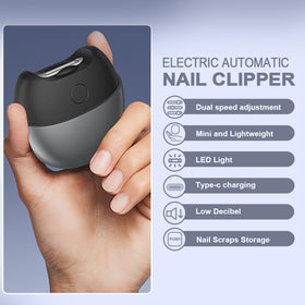 Generic electric nail clipper with ergonomic handle for comfortable use