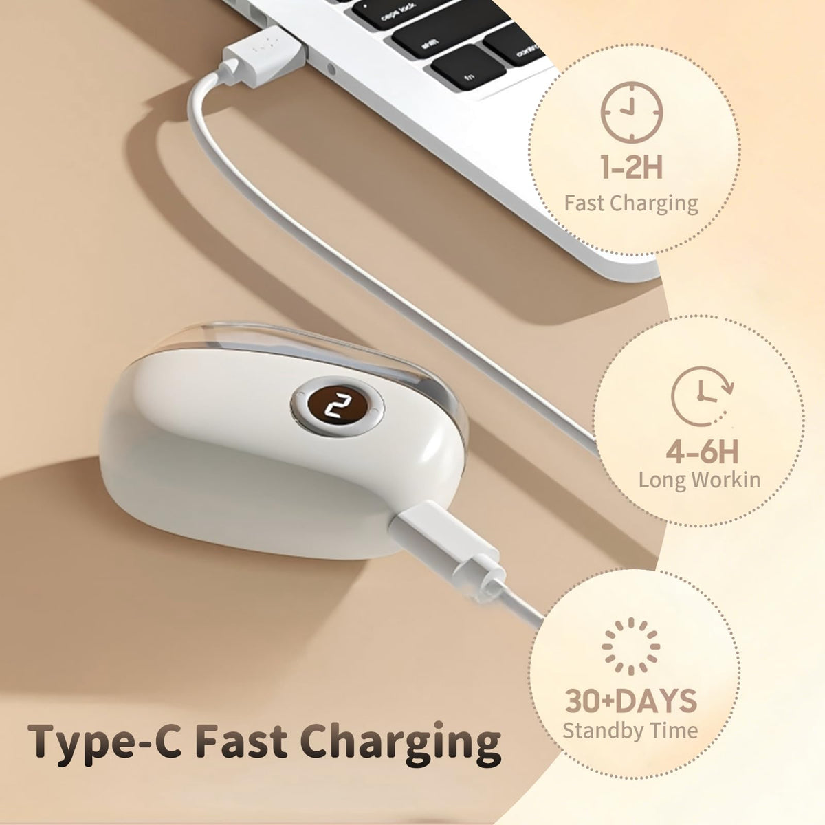 Generic Electric Nail Clipper LED light for clear visibility during trimming.