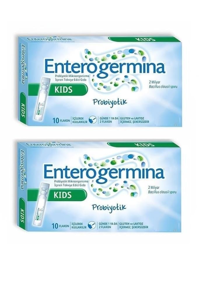 Generic Enterogermina Kids 10-vial pack for daily digestive comfort.