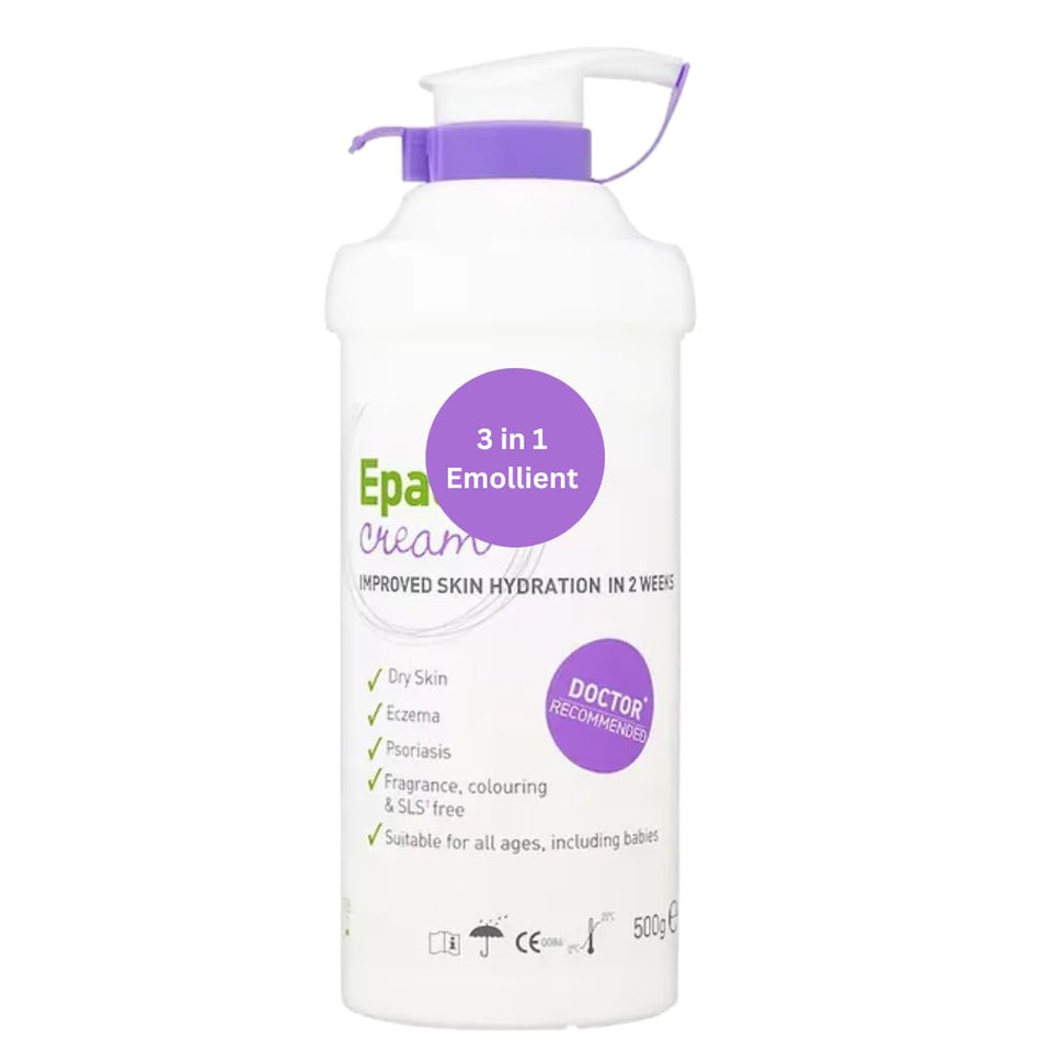 Generic Epa-derm Cream 500g pump for everyday hydration and family-friendly skincare