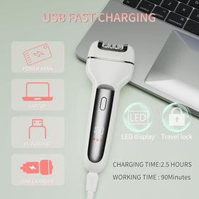 Generic epilator shaver head for smooth skin with precision