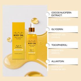 ERAE Queen Body Oil absorbed into skin for a soft feel
