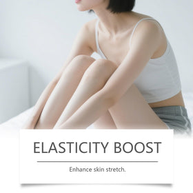 Hands massaging ERAE Queen Body Oil for hydration and elasticity