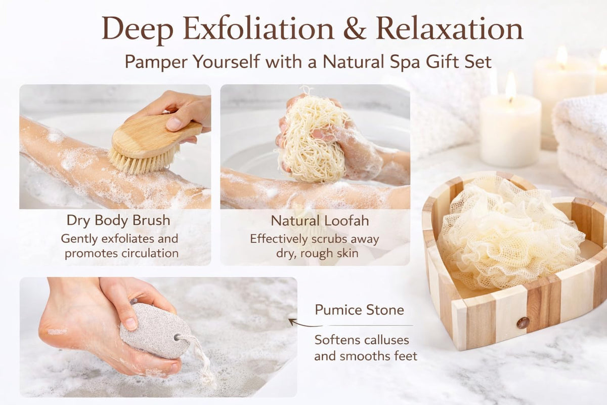 Generic Essentials Spa Brush and Tools provide a soothing grooming routine