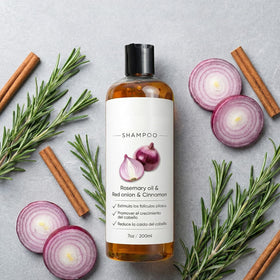 Two-pack packaging of Excalvo Onion Shampoo (200 ml each).