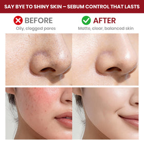 Generic Exfoliating Rice Peel Shot texture close up highlights smooth skin results