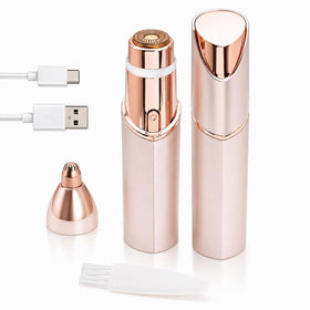 Generic Facial Hair Remover dual-ring trimmer glides gently on the skin for smooth results