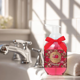 Generic Raspberry Peach foaming hand soap bottle for a refreshing wash