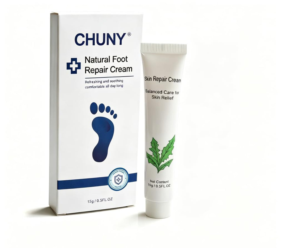 Generic Foot Cream tube shown for cracked heels, delivering soothing hydration.
