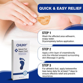 Generic Foot Cream non-greasy finish image highlights breathable comfort after application.