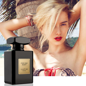Generic For One Night perfume liquid close-up, hints at lasting impression