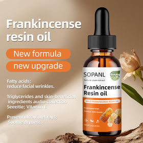 Generic Frankincense Resin Oil hydration scene showing dewy, plump skin effect.