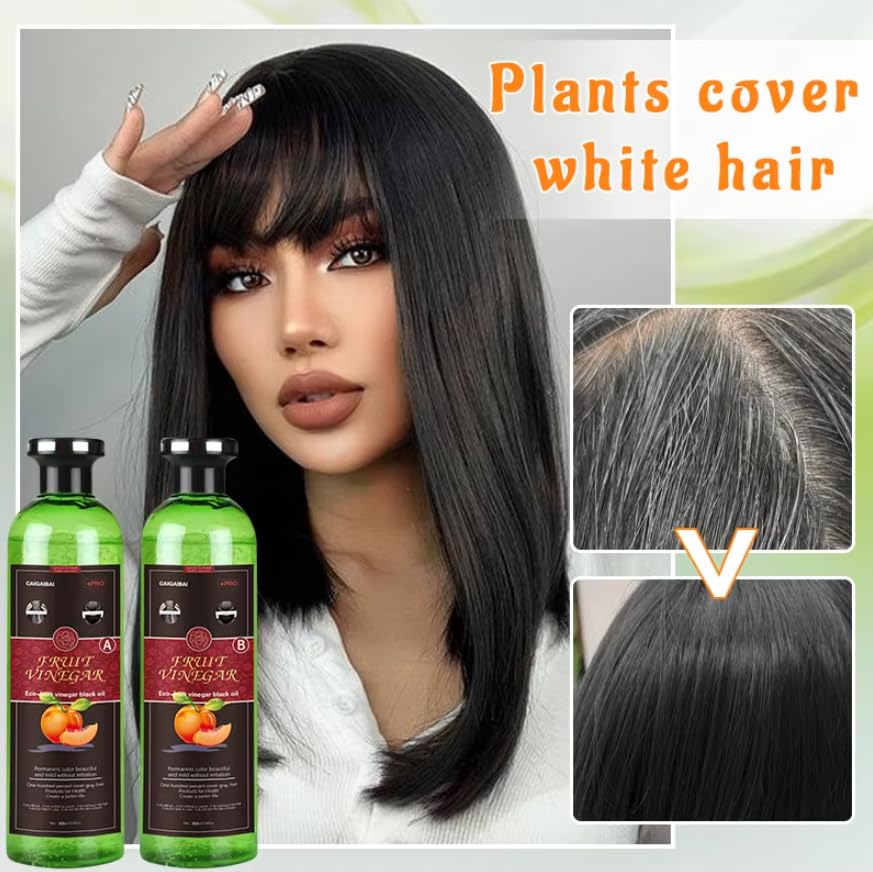 Generic Fruit Vinegar Hair Color gray coverage on strand