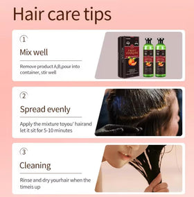 Generic Fruit Vinegar Hair Color packaging box with product name
