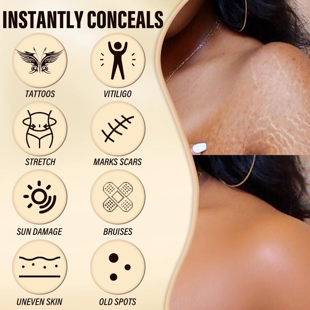 Generic gentle formula suitable for sensitive skin, comfortable wear.