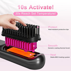 Generic Go Brush Pro travel kit supports cord-free styling anywhere.