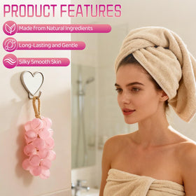 Decorative bathroom scene with Generic Grape Soap enhancing aesthetics