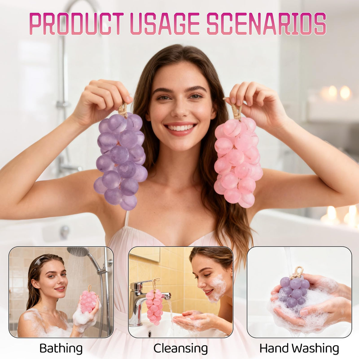 Ideal for bath and hand washing in daily routine.
