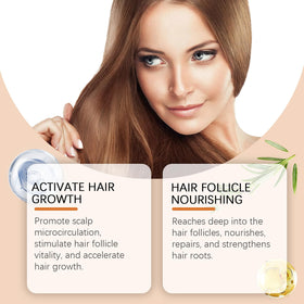 Generic Hair Growth Ampoules scene with both women and men for universal suitability.