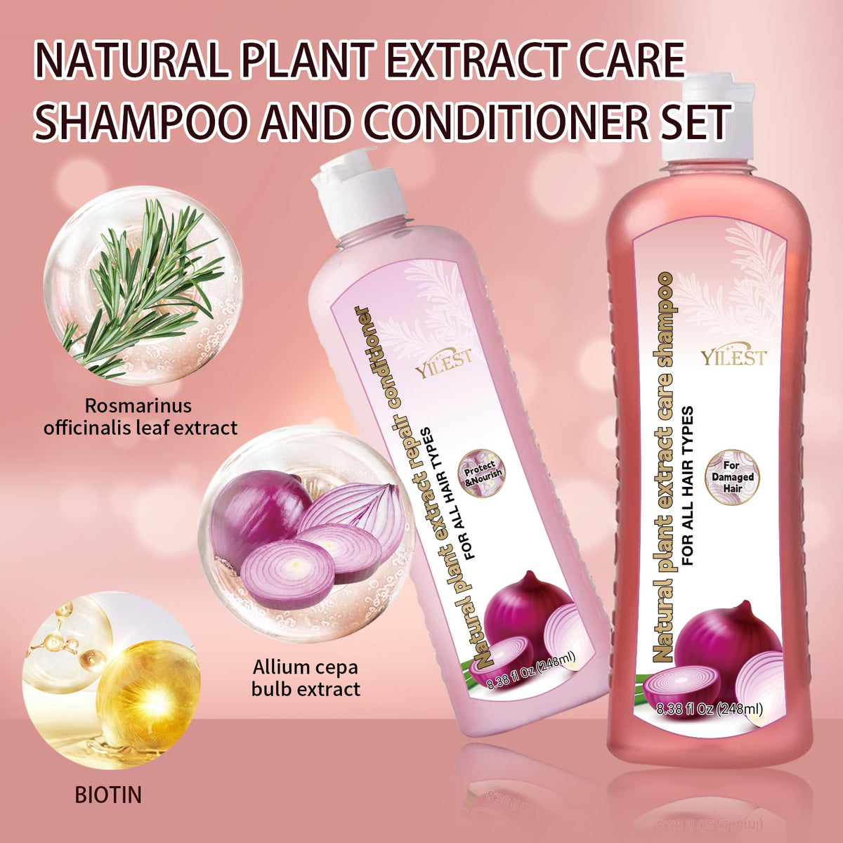 Generic Hair Growth packaged box with bottle duo on display.