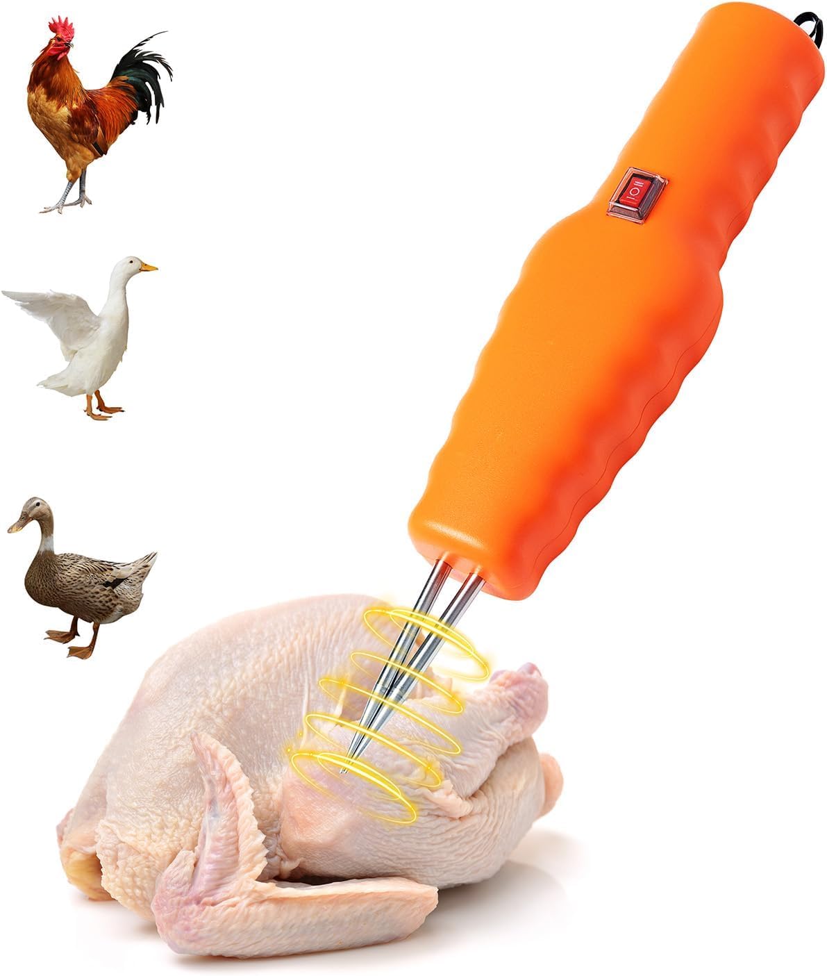 Generic Handheld Chicken Plucker battery-powered for fast feather removal.