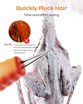 Generic Handheld Chicken Plucker ergonomic wave handle for comfortable use.