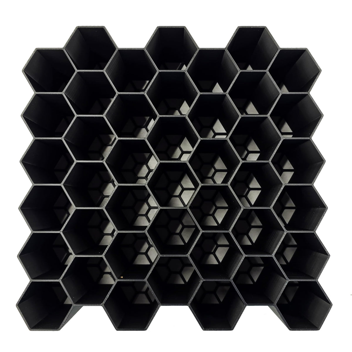Generic HexRacks wall-mount holes enable secure installation.