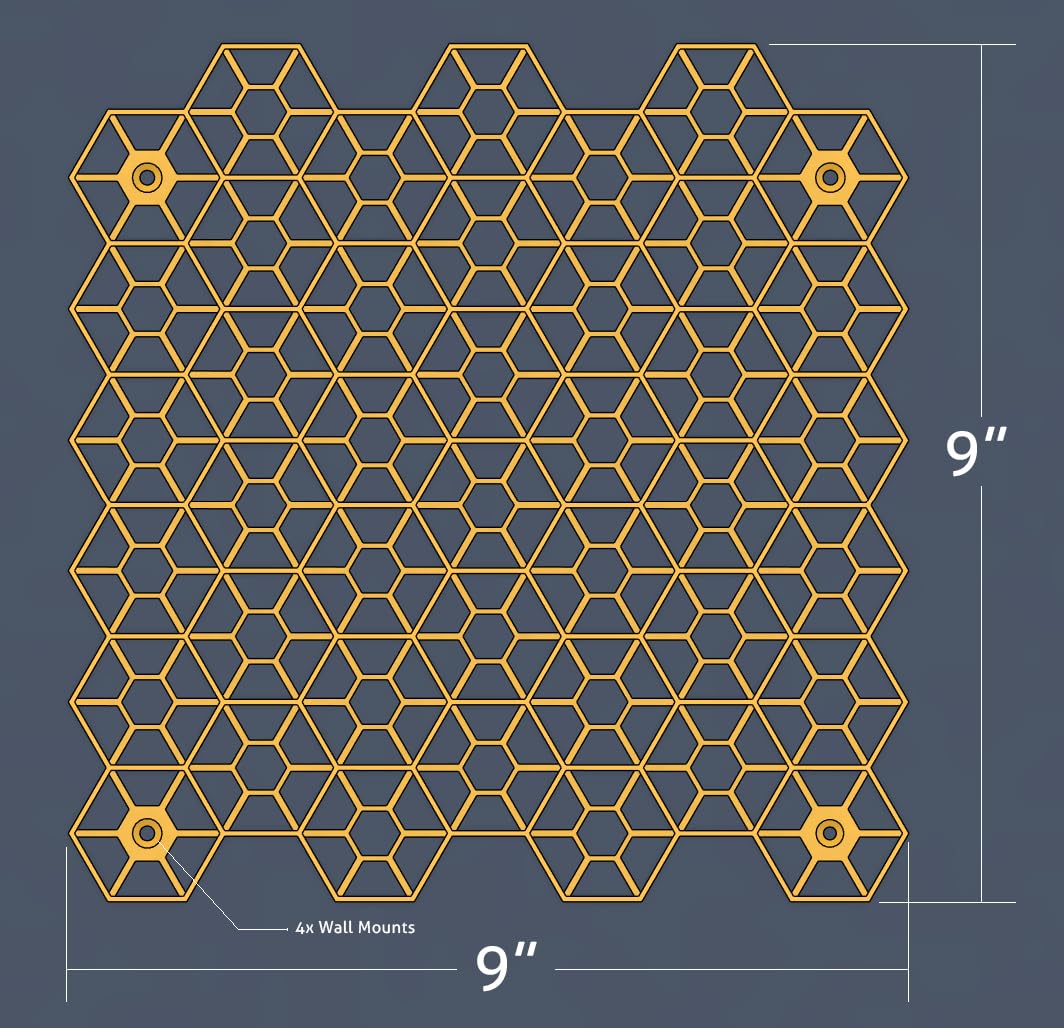 Generic HexRacks organized dye bottles shown with quick viewing access.