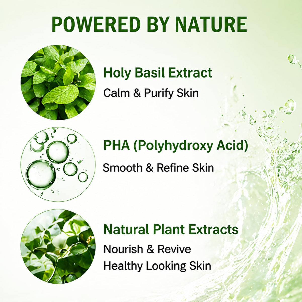 Bubble action activates as you apply, offering a spa-like cleanse for pores.
