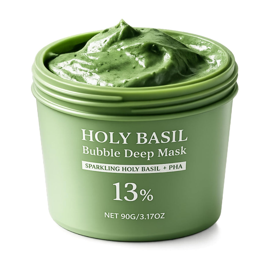 Generic Holy Basil Bubble Deep Mask packaging ready for your cleansing routine.