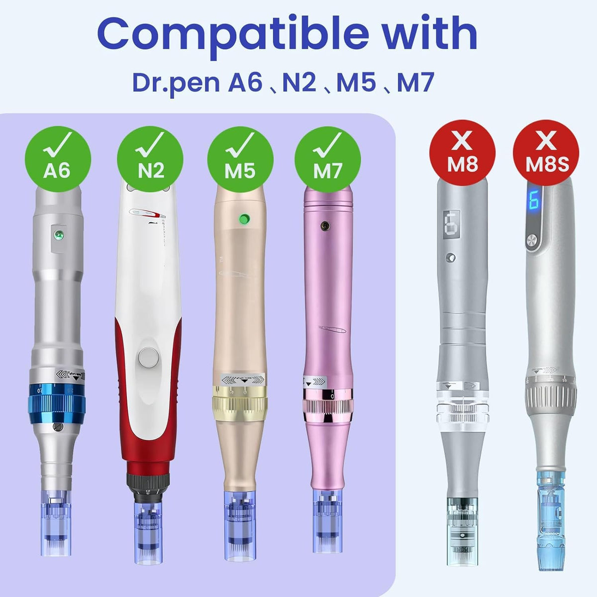 Home-use microneedling kit with compact packaging