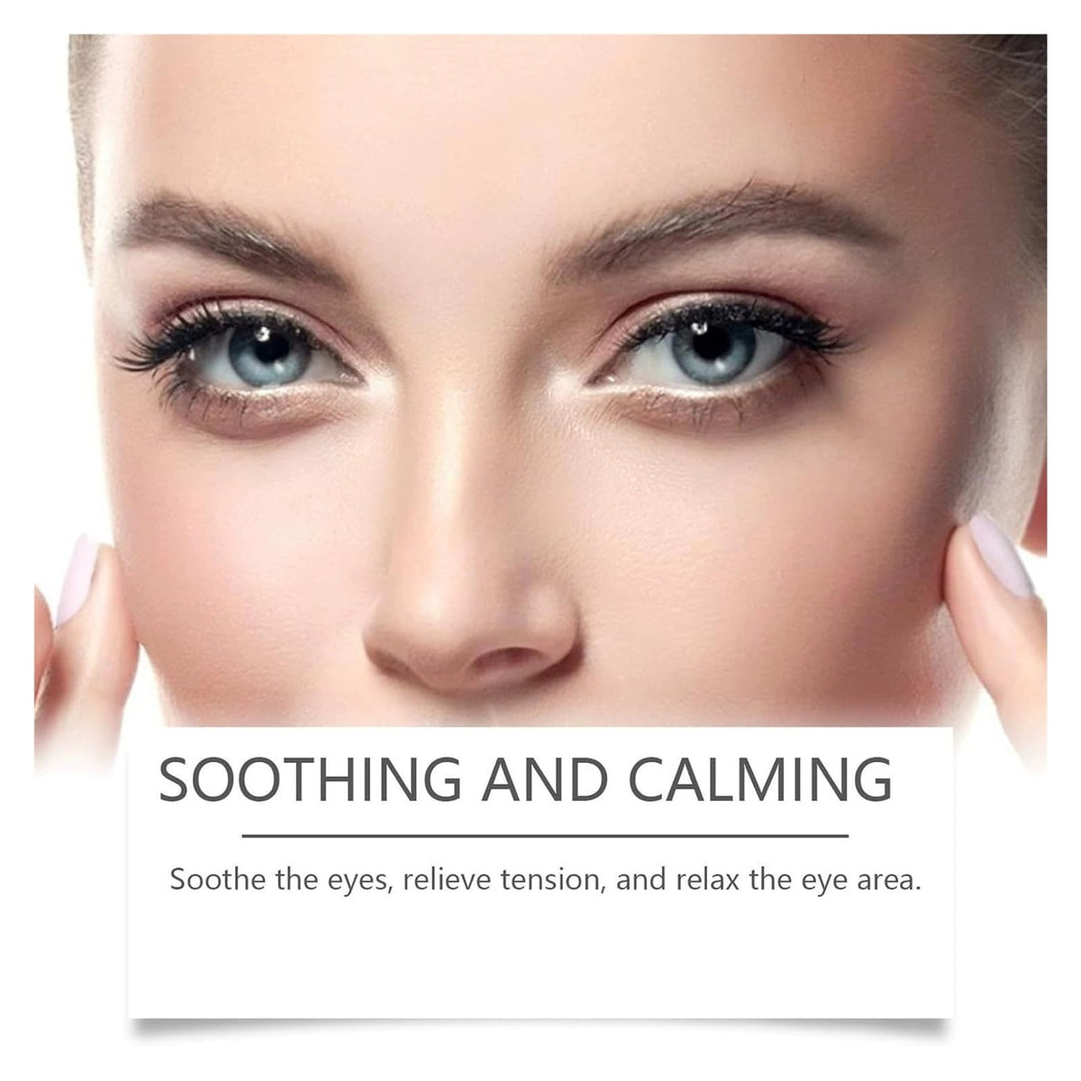 Generic Honey Eye Care user applying a drop to the eye area.