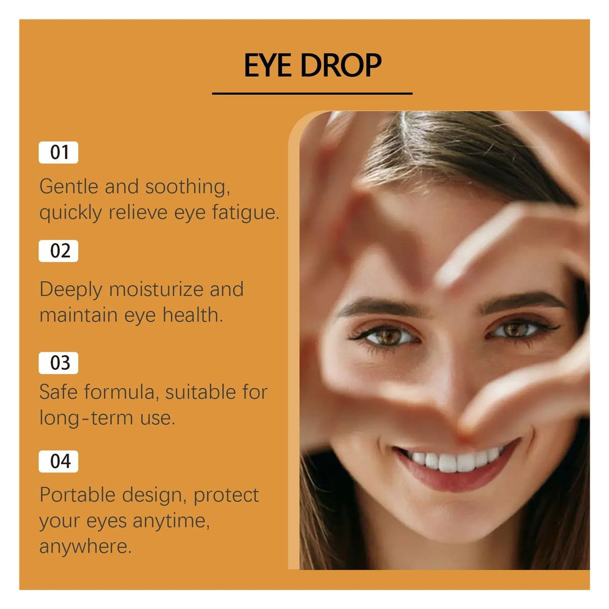 Generic Honey Eye Care packaging front view highlighting compact design.